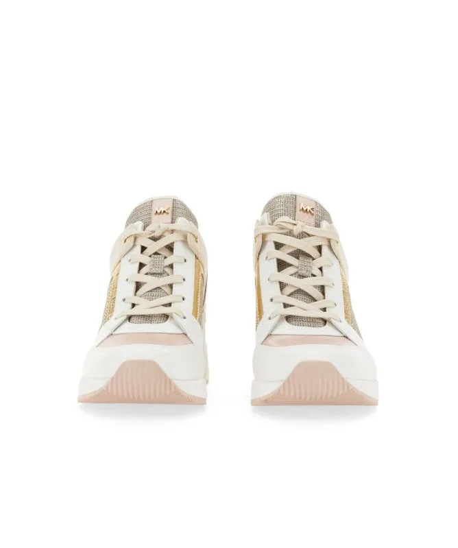 Michael Kors Georgie Trainer Metallic | Pink-43S9GEFS3L -kular fashion