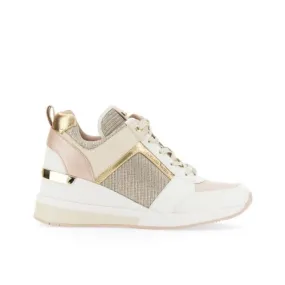 Michael Kors Georgie Trainer Metallic | Pink-43S9GEFS3L -kular fashion