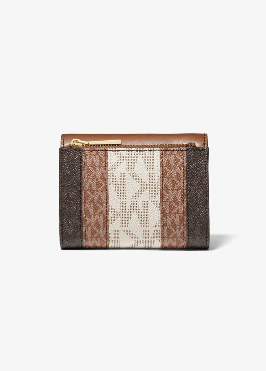 MICHAEL MICHAEL KORS Carmen medium color-block logo tri-fold wallet -                         -                     -           