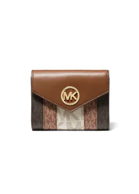 MICHAEL MICHAEL KORS Carmen medium color-block logo tri-fold wallet -                         -                     -           