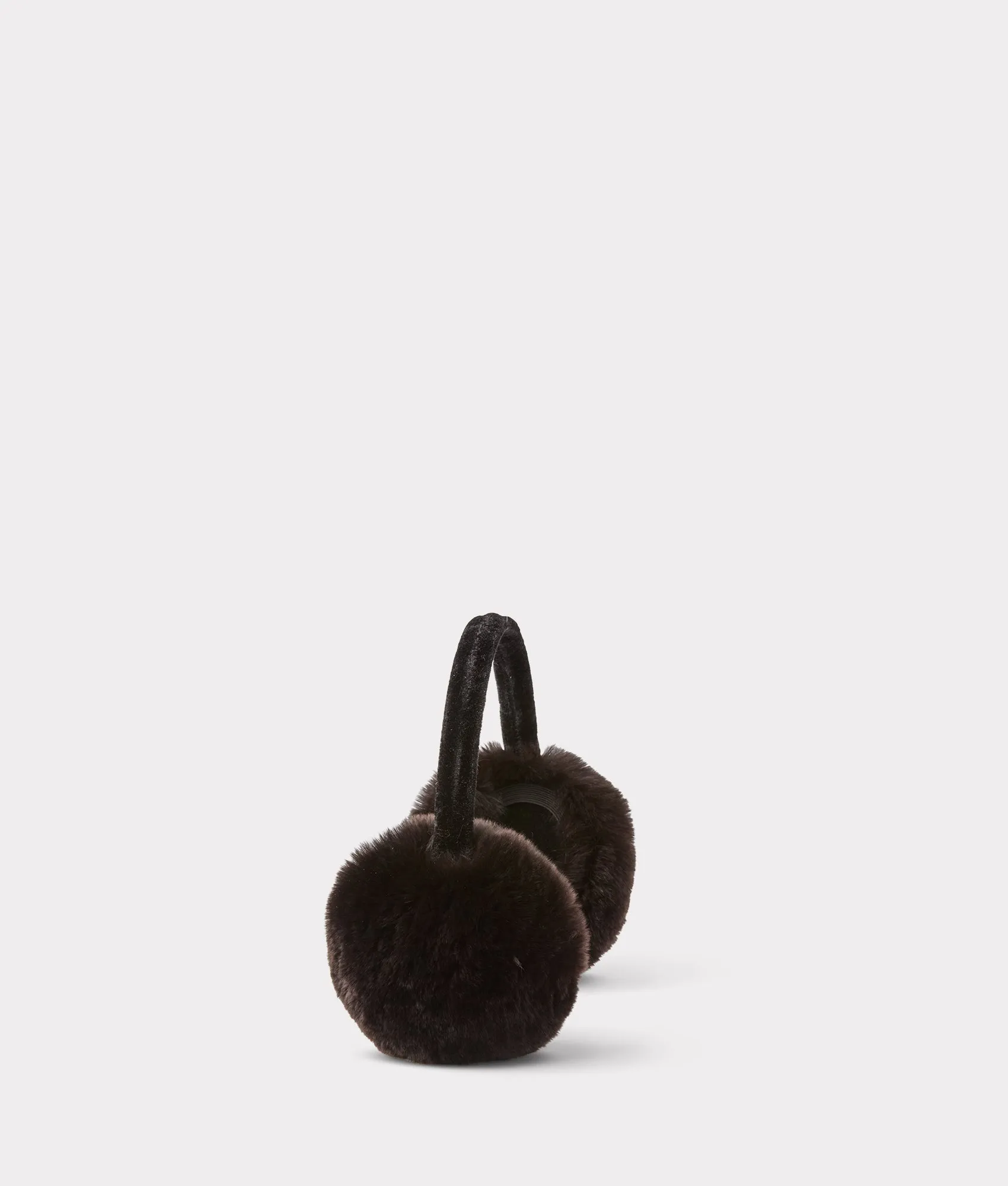 Mink Fur Earmuffs :: Chocolate