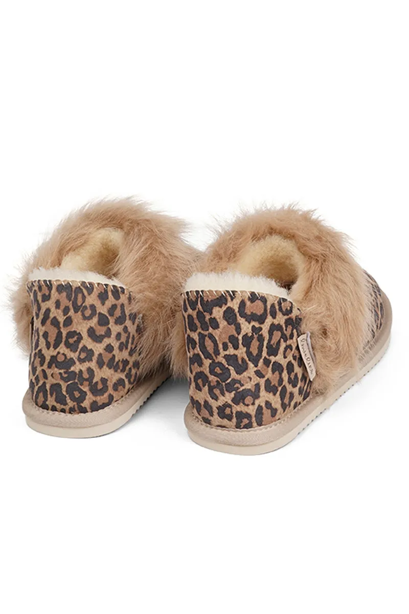 Molde | Light Leopard | Shearling Boots fra Lovelies