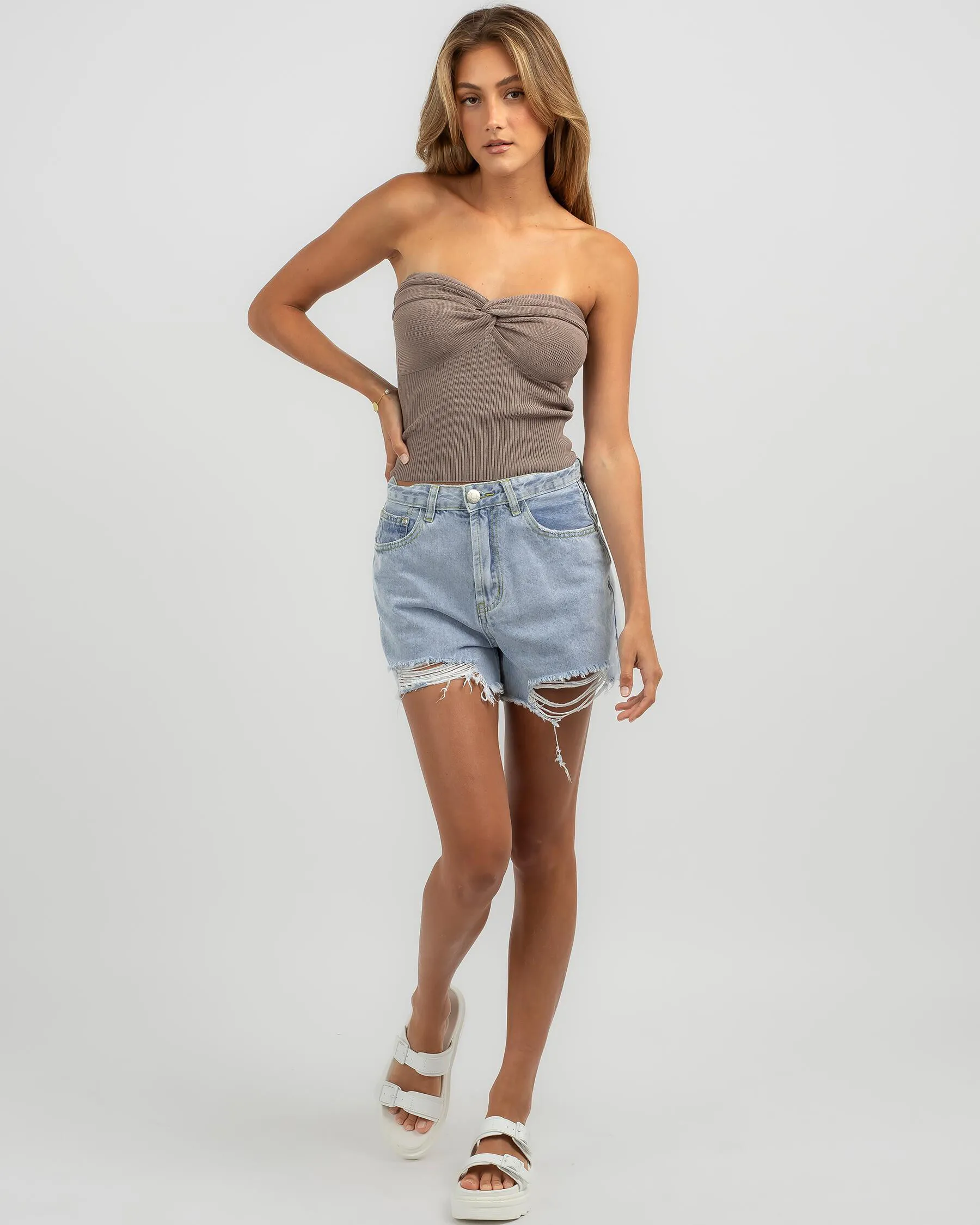 Mooloola Bianca Knit Tube Top