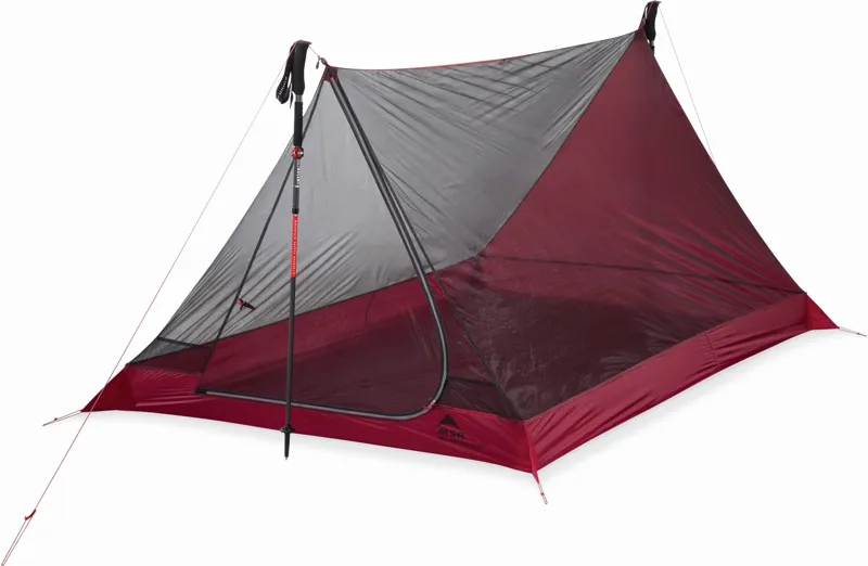 MSR Thru-Hiker Mesh House 2 Trekking Pole Shelter