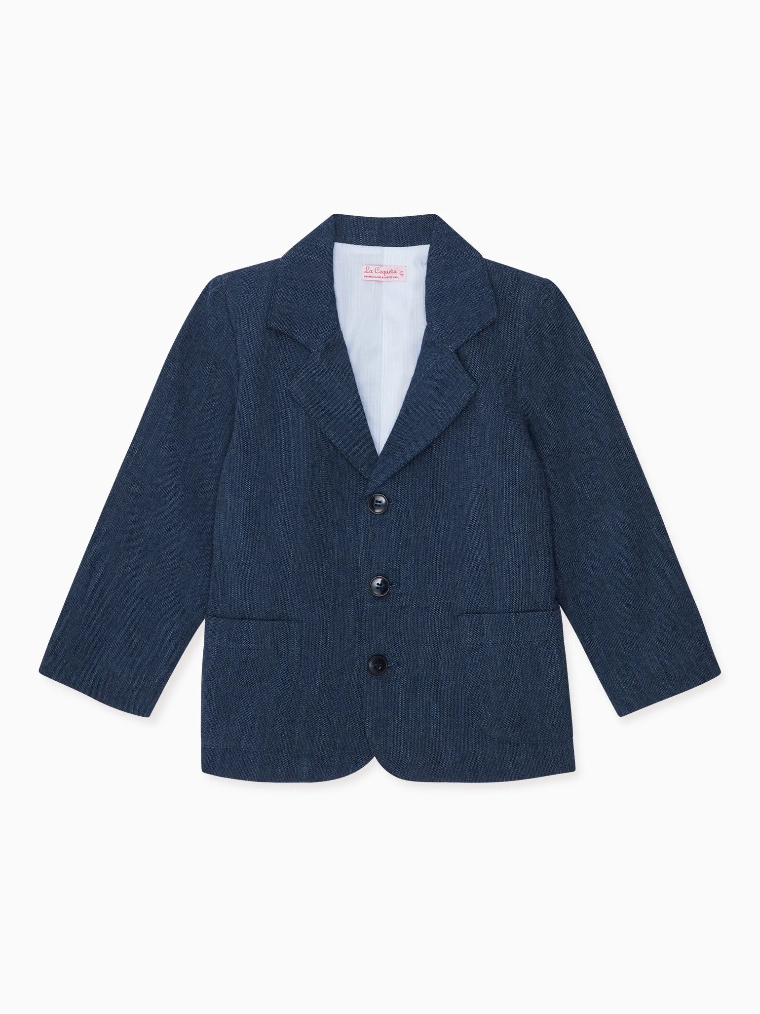 Navy Tirso Boy Blazer