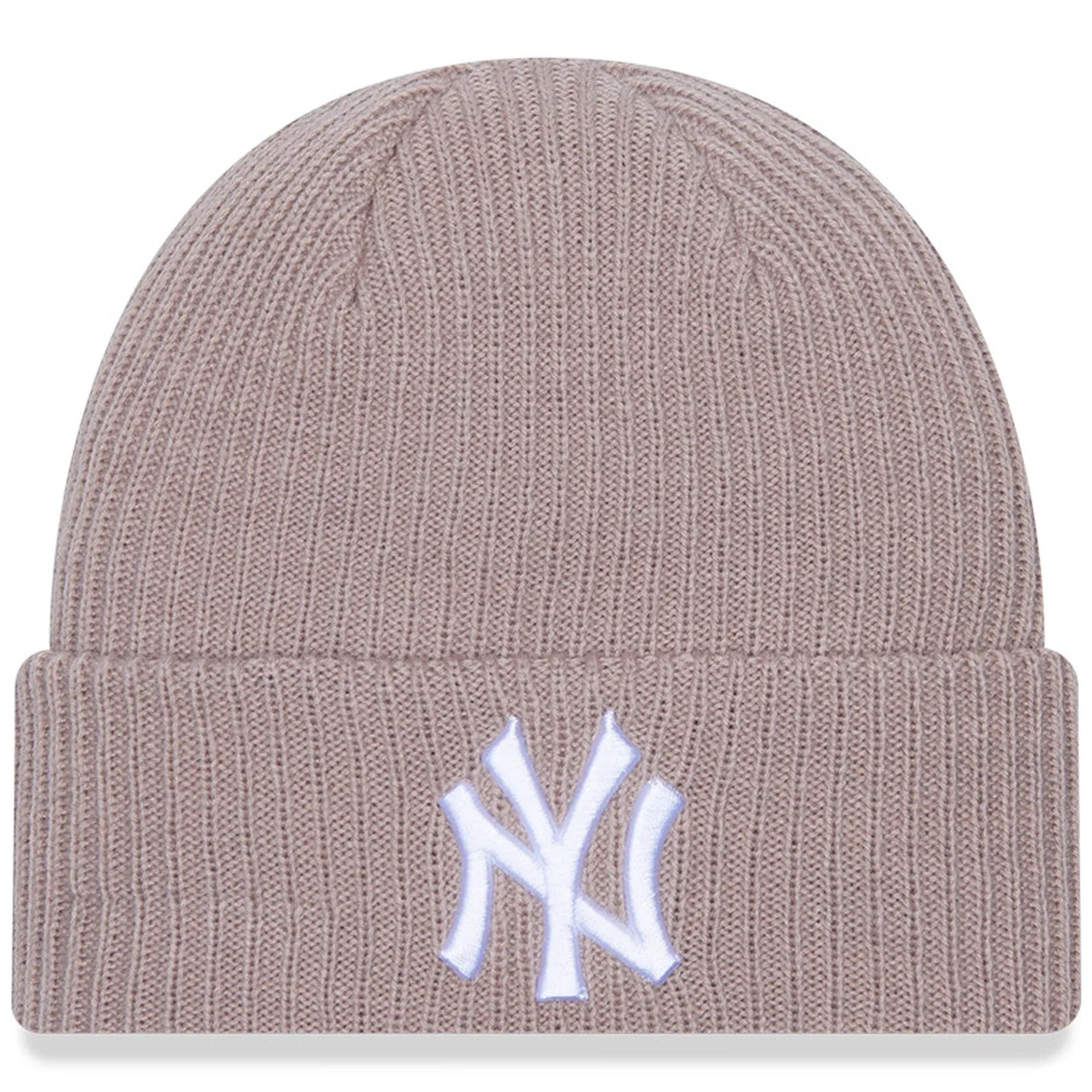 New Era Womens New York Yankees MLB Beanie Hat - Pastel Brown