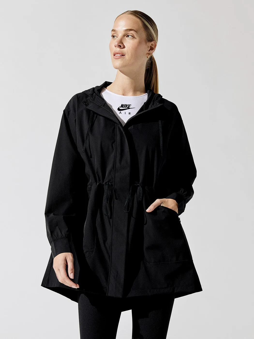 Nike Dri-FIT Bliss Luxe Anorak - Black-Clear