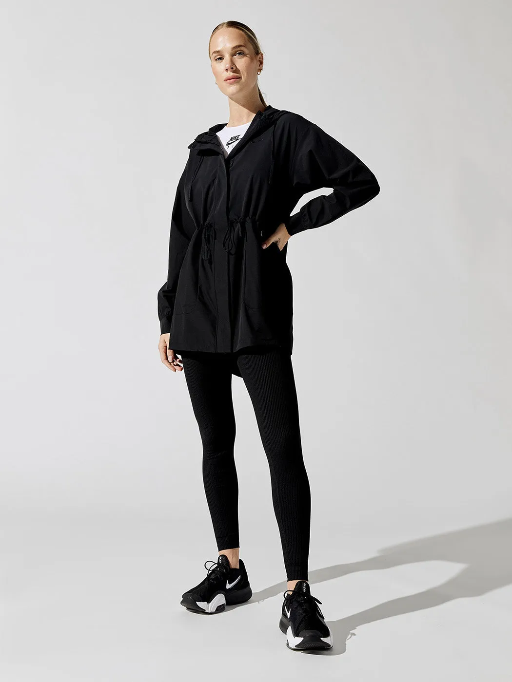 Nike Dri-FIT Bliss Luxe Anorak - Black-Clear