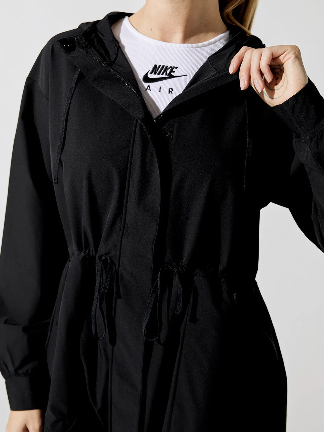 Nike Dri-FIT Bliss Luxe Anorak - Black-Clear