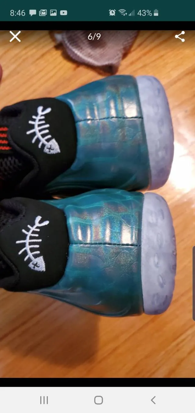 Nike foamposite gone fishing