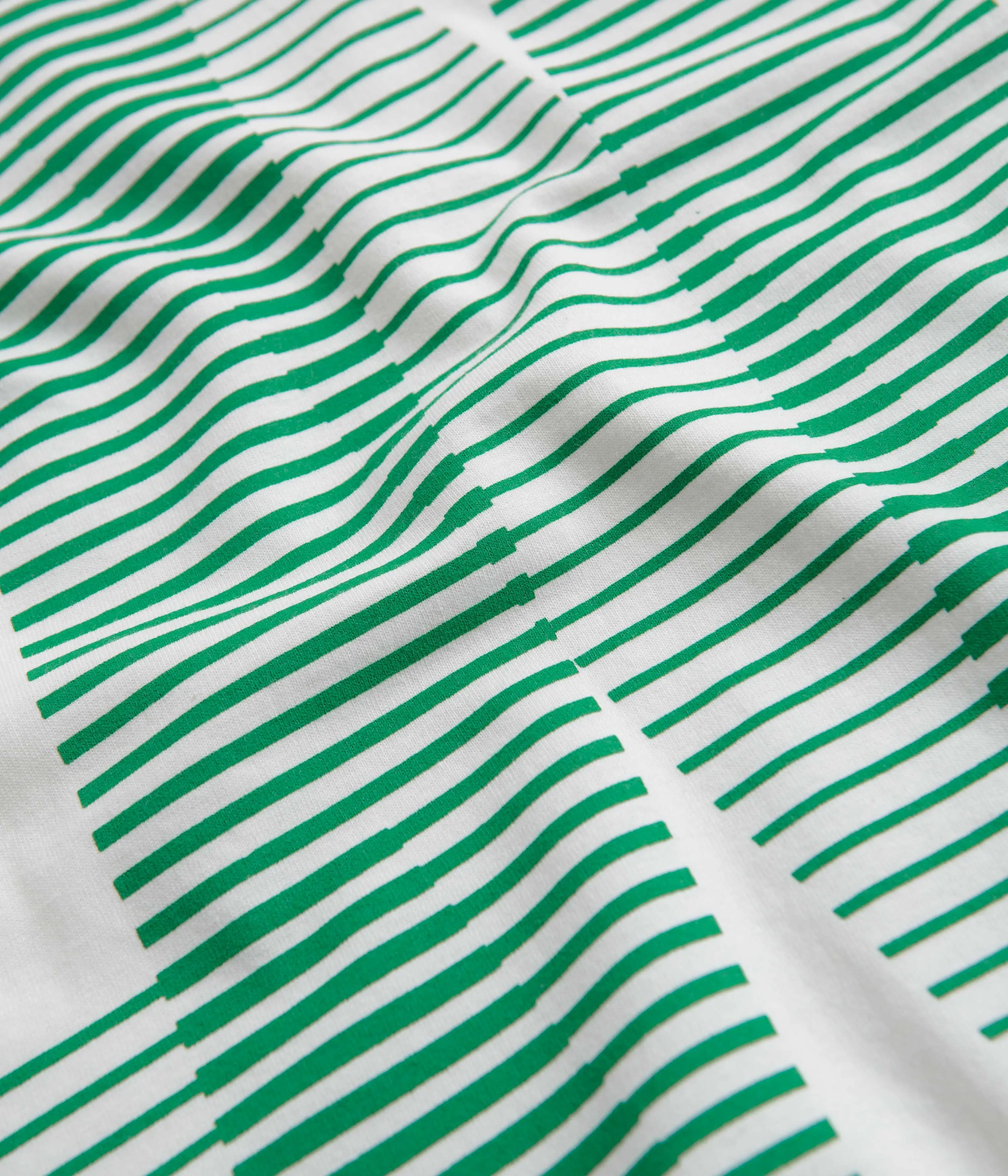 North N Logo T-Shirt - White / Green / White