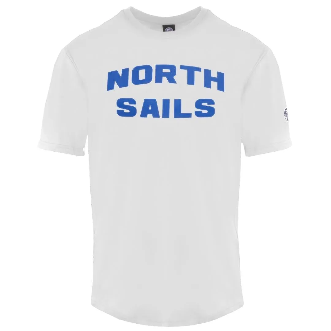 North Sails Block Brand Logo White T-Shirt