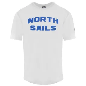 North Sails Block Brand Logo White T-Shirt