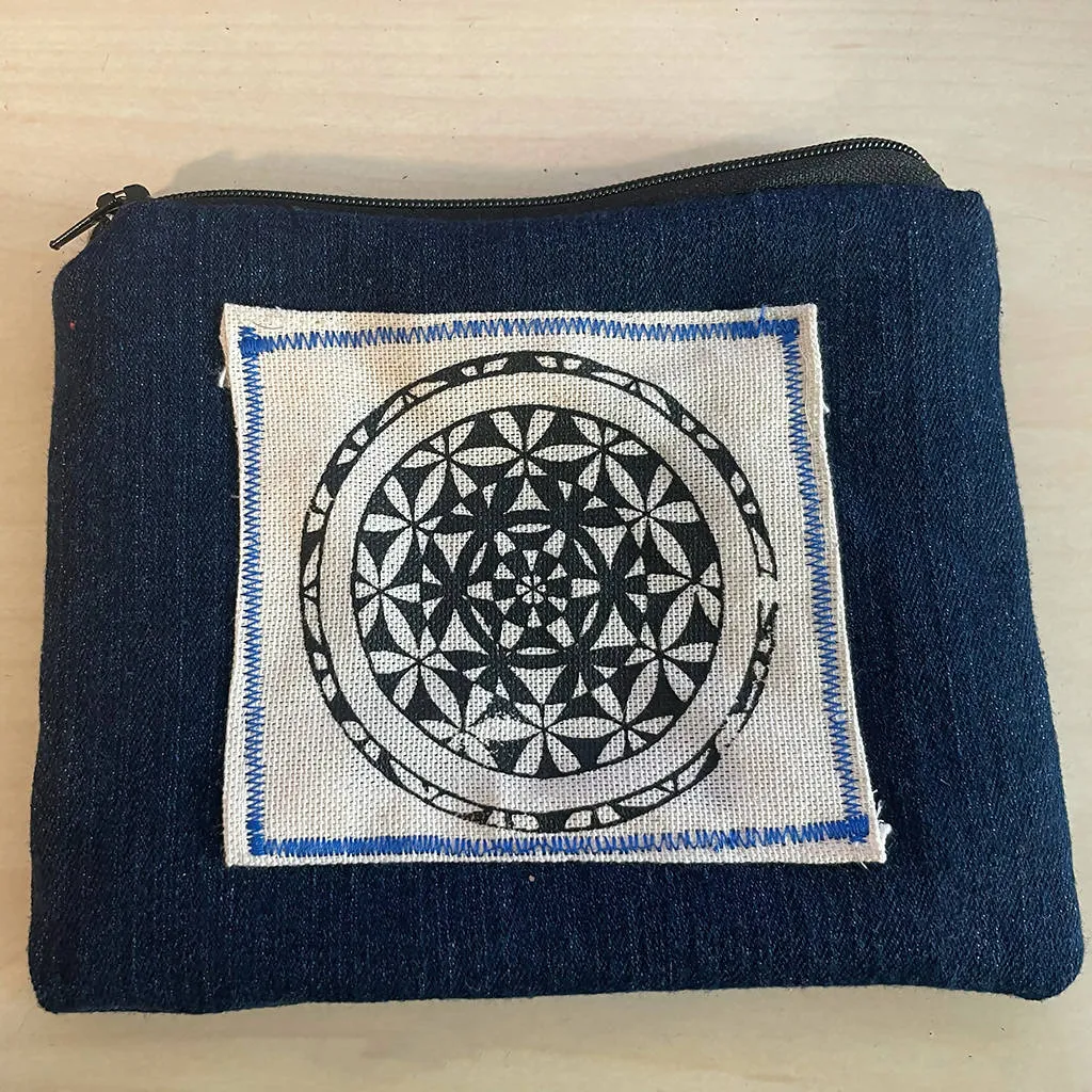 Nurelle Creations - Upcycled denim zipper pouch