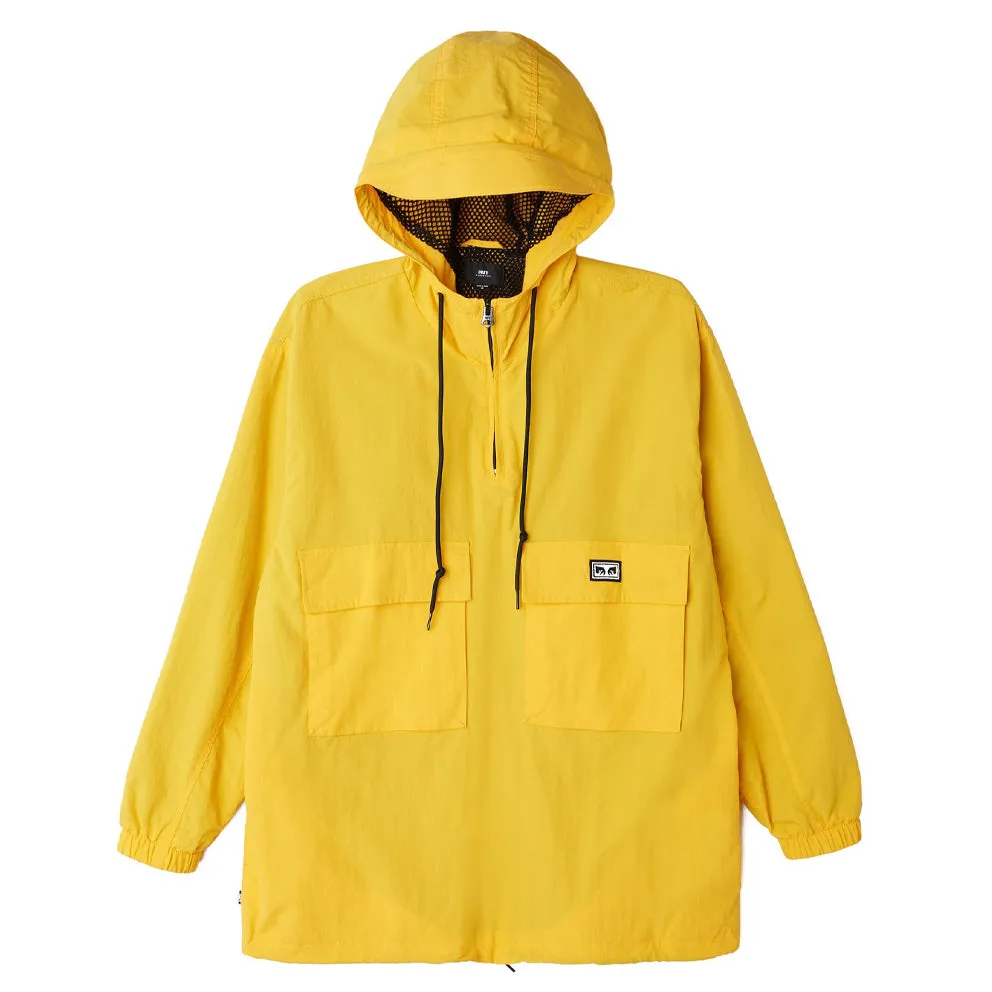 OBEY INLET ANORAK // ENERGY YELLOW