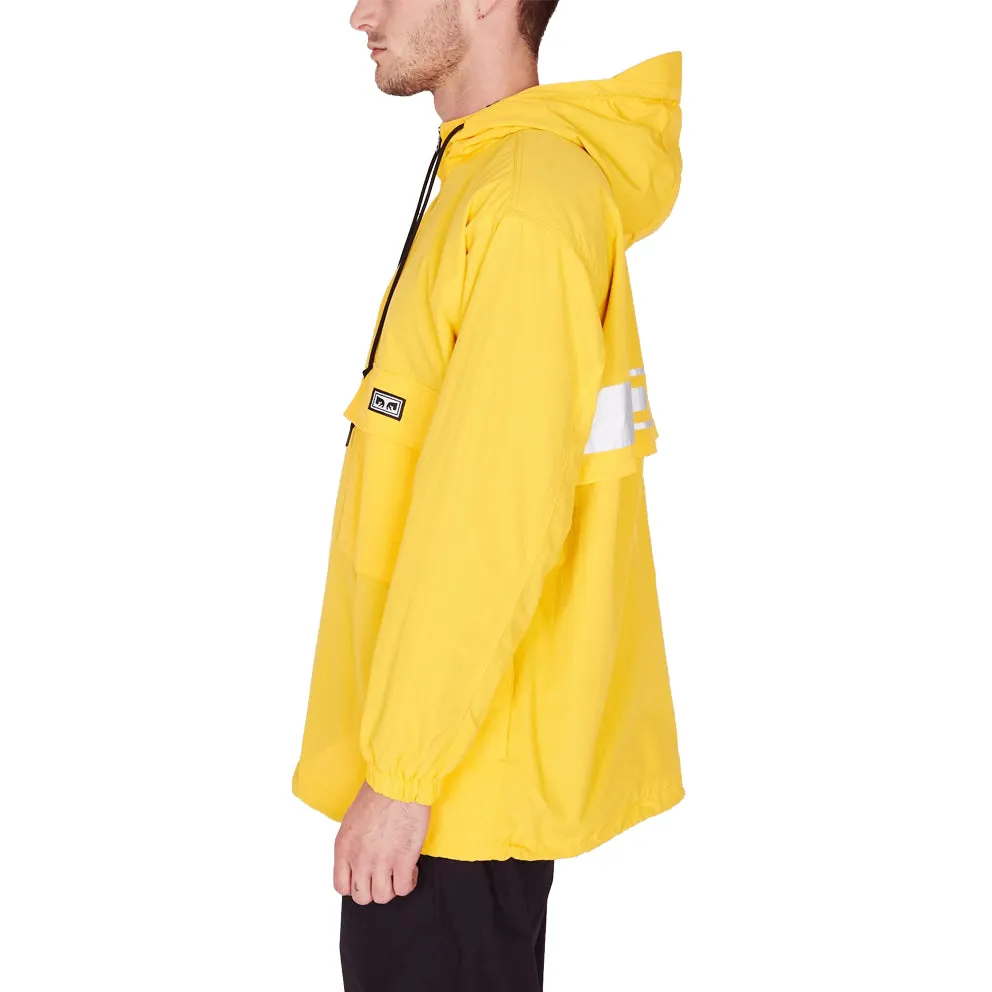 OBEY INLET ANORAK // ENERGY YELLOW