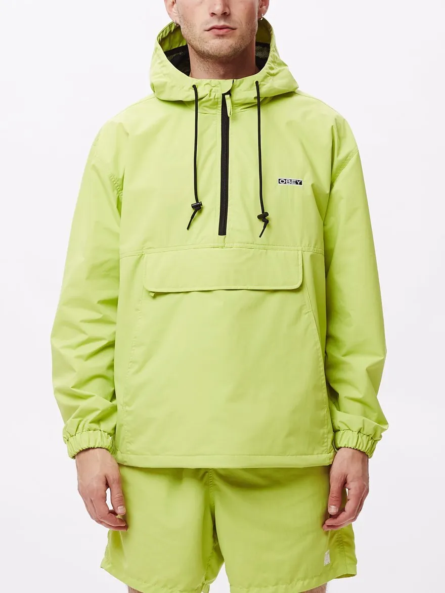 OBEY RECESS II ANORAK // KEY LIME