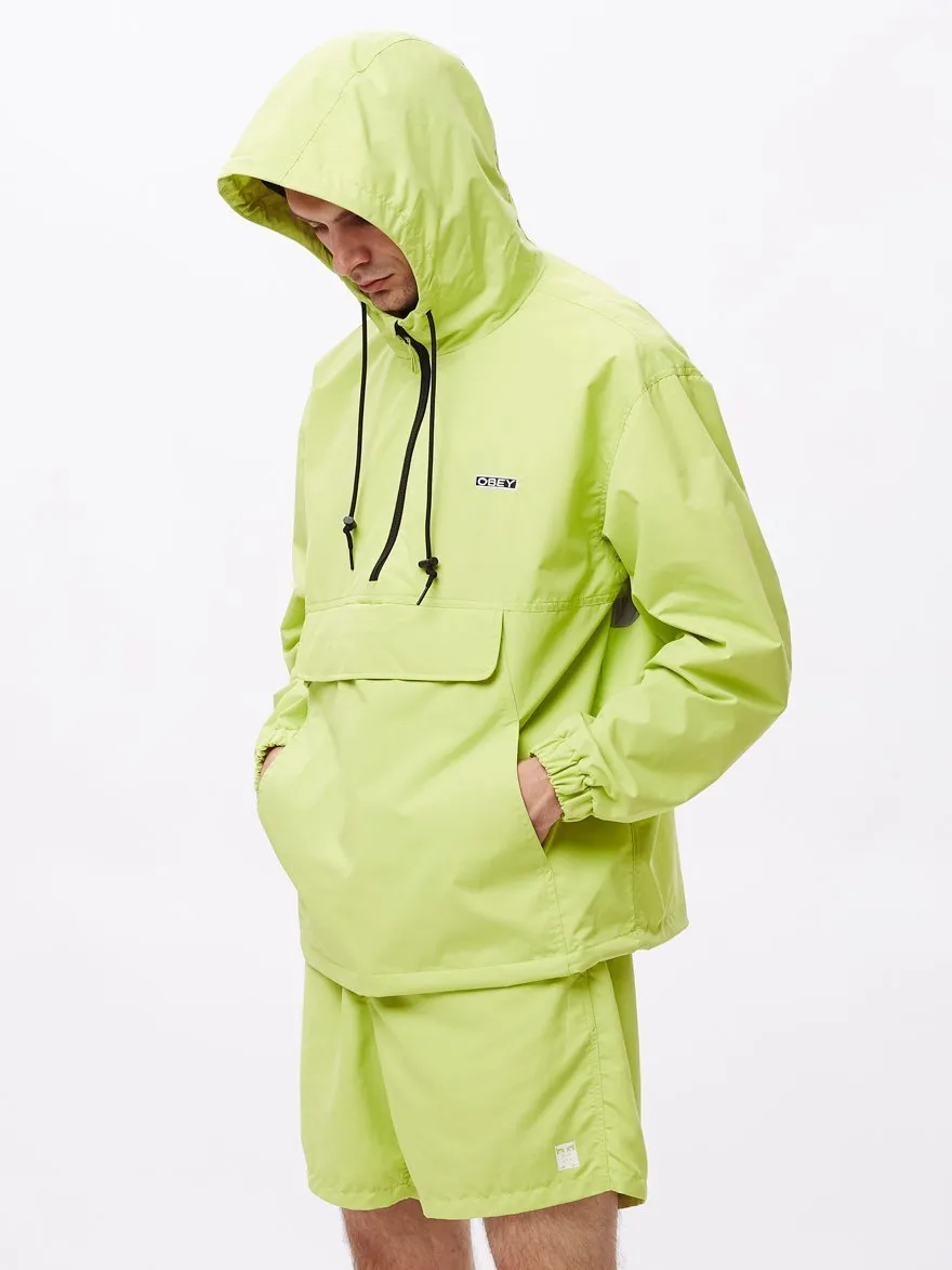 OBEY RECESS II ANORAK // KEY LIME