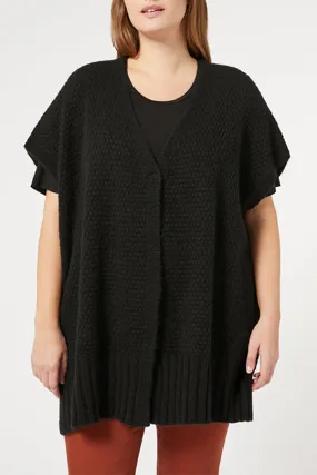 Persona (by Marina Rinaldi) VORTICE WOOL-BLEND CAPE