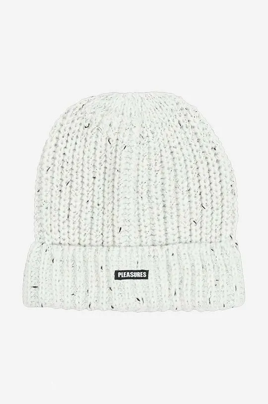 PLEASURES beanie Impact Watch Cap white color  PLEASURES Impact Watch Cap P22W050-BLACK