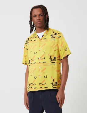 Portuguese Flannel Geometry Two Shirt - Yellow