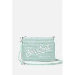 Pouch in paglia donna Verde Acqua