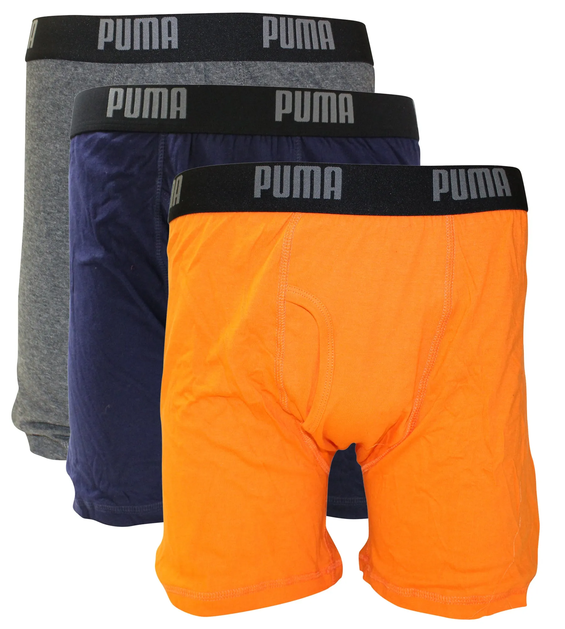 Puma Mens 3 Pack 100% Cotton Boxer Brief