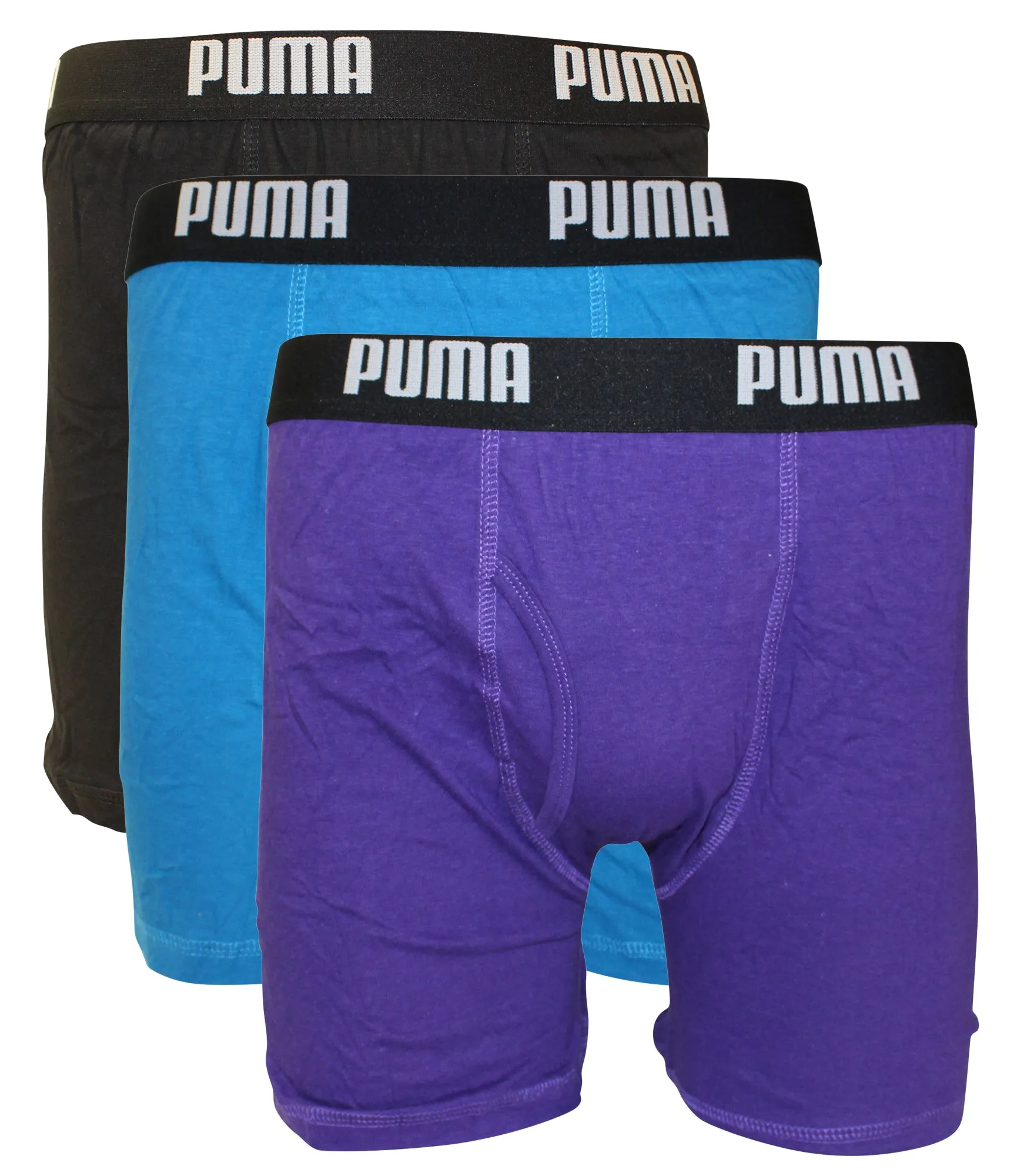 Puma Mens 3 Pack 100% Cotton Boxer Brief