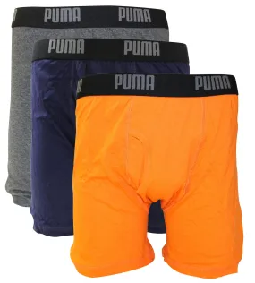 Puma Mens 3 Pack 100% Cotton Boxer Brief