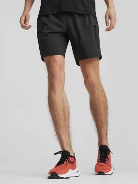 Puma Mens Training Flex 7 Woven Cargo Short - Black