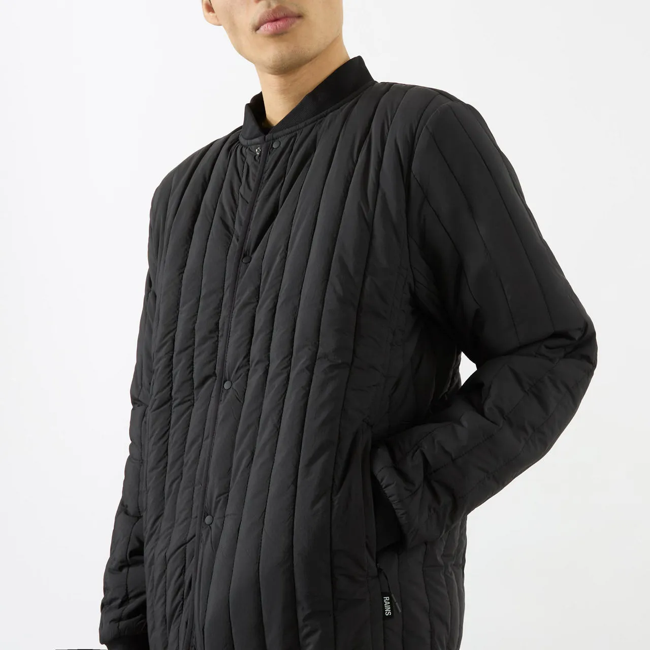 RAINS Banja Bomber Jacket - Black