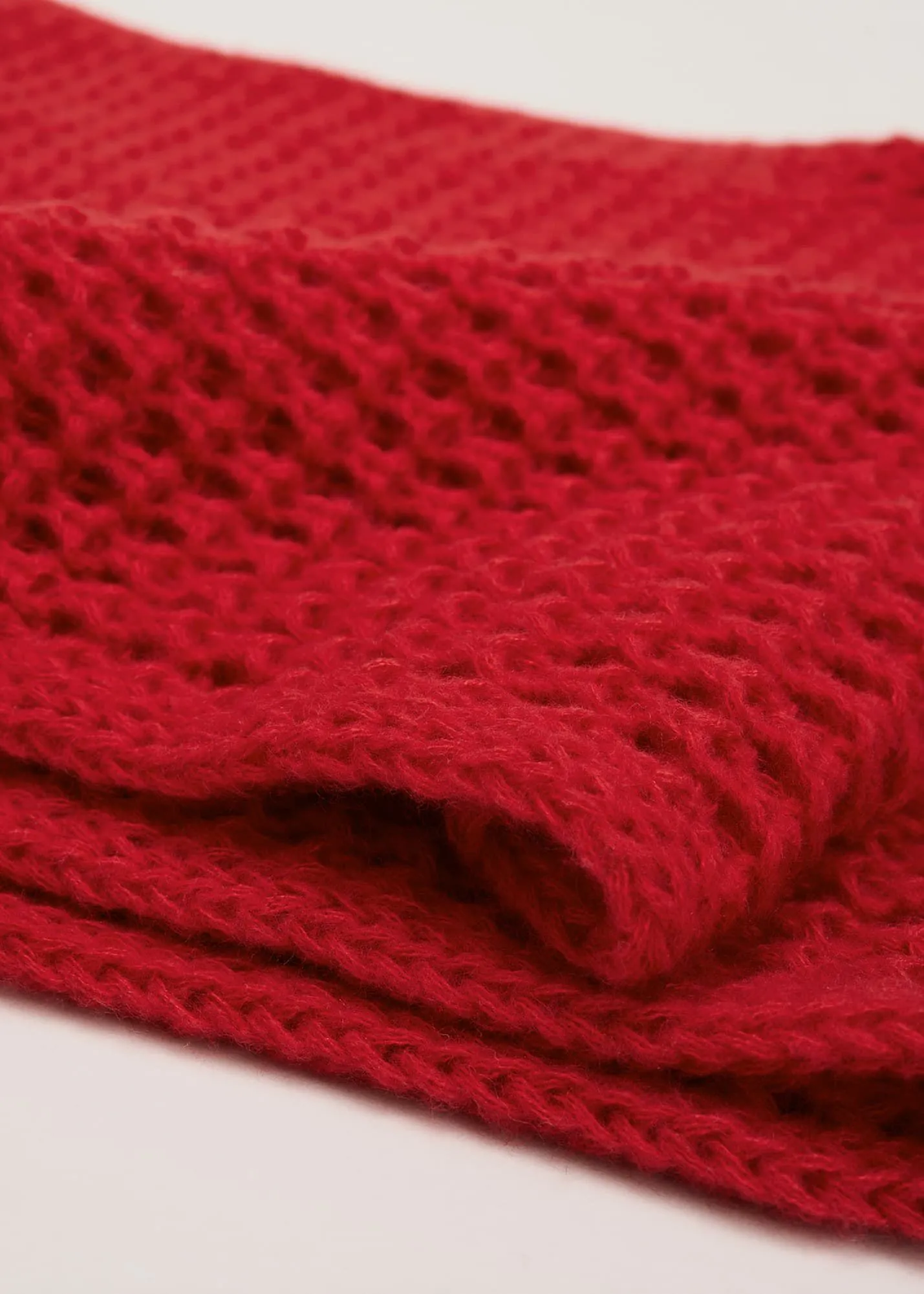 Red Knitted Snood