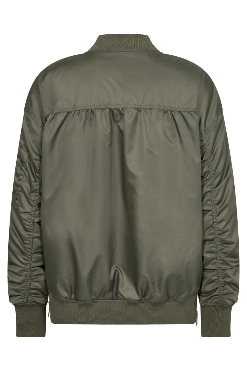 Ruby Bomber Jacket | Dusty Olive | Jakke fra Mos Mosh