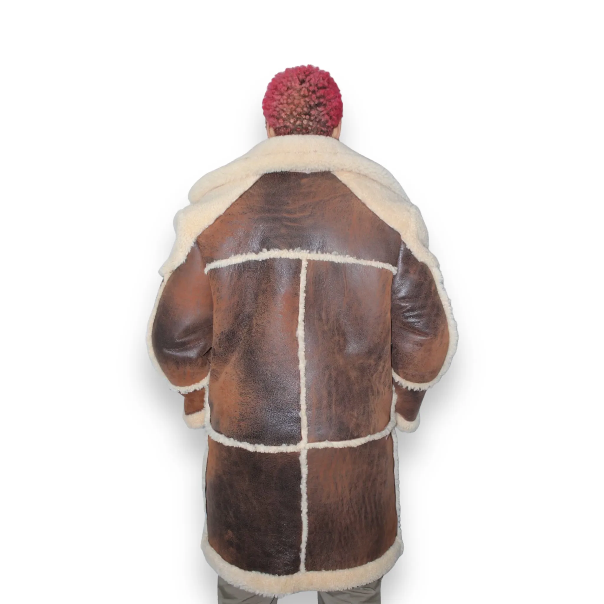 Rustic Brown Carcoat Shearling - Daniel's Leather