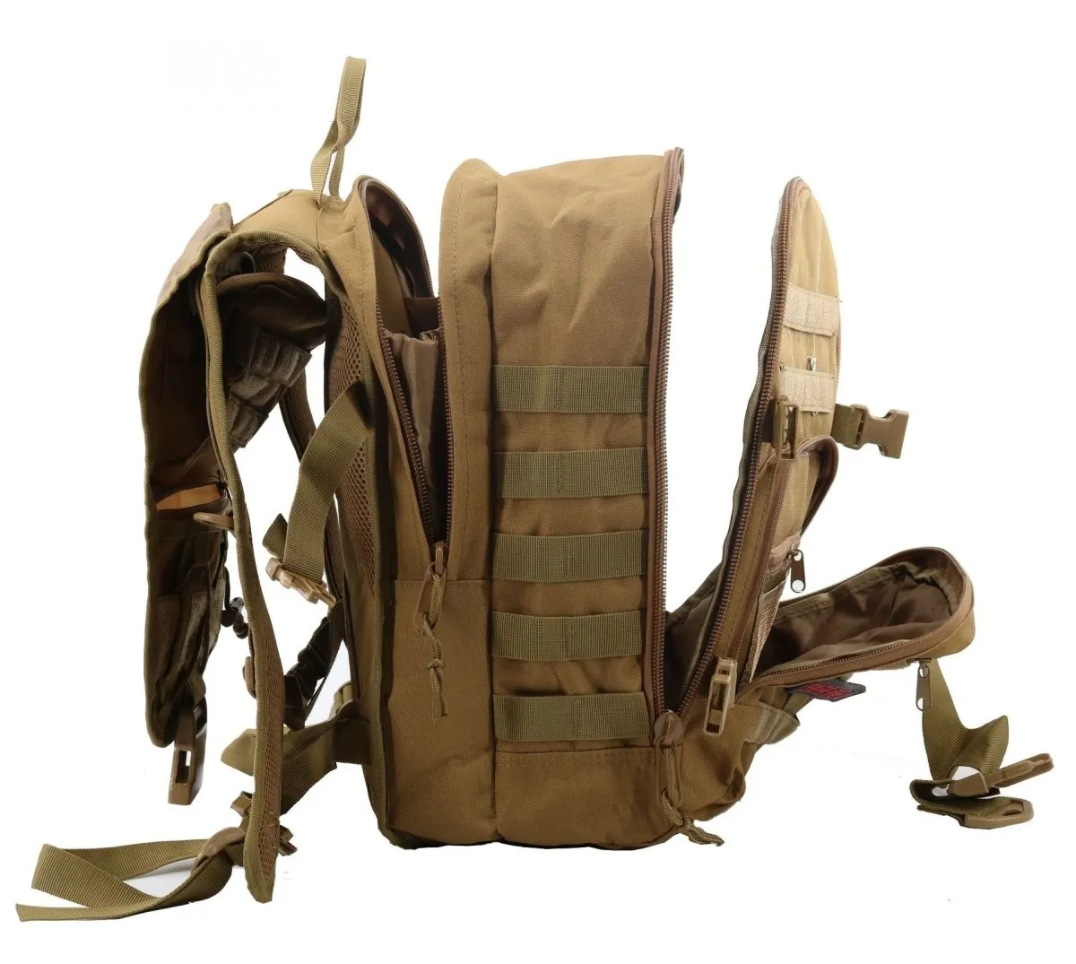 Sac à dos tactique militaire avec système Molle 30-40L Bag guy - wolfe