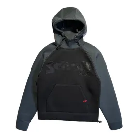 Schott NYC Black Neoprene Balaclava Hoodie