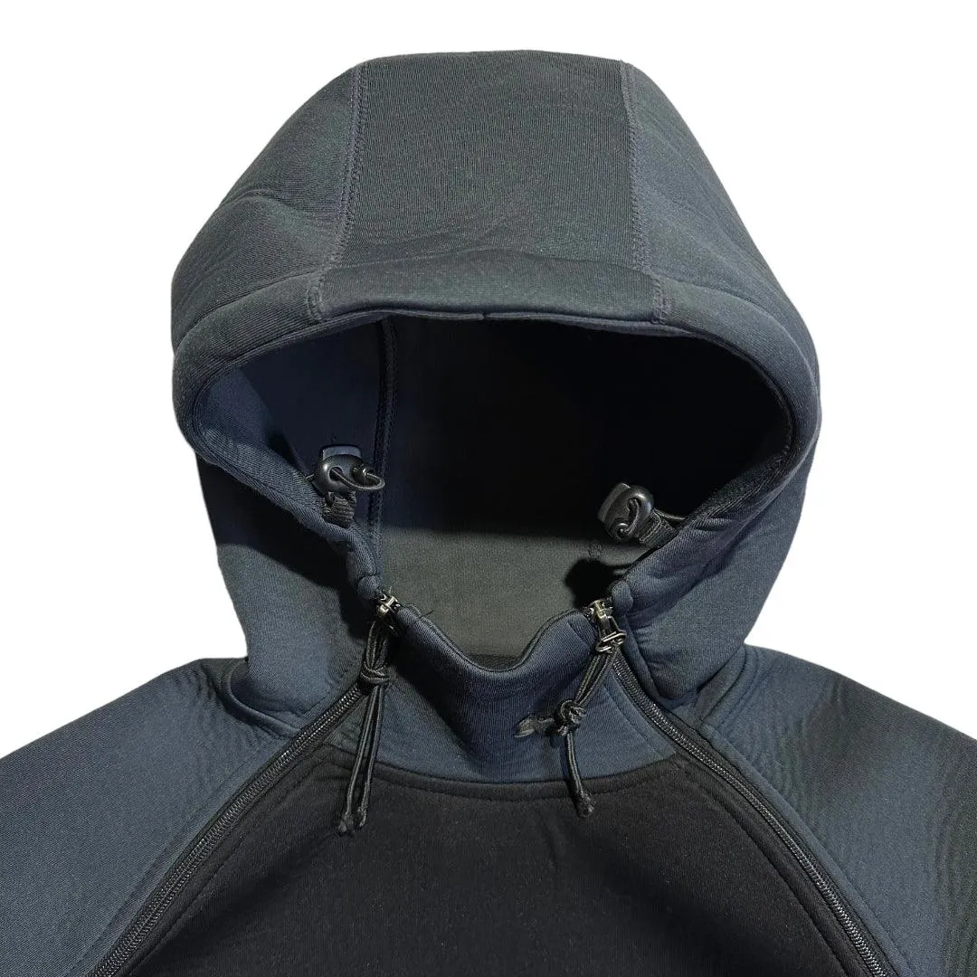 Schott NYC Black Neoprene Balaclava Hoodie