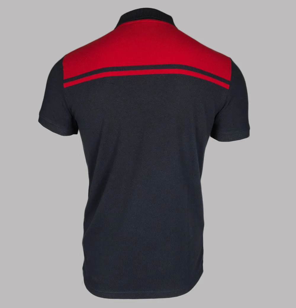 Sergio Tacchini New Young Line Polo Shirt Night Sky/Tango Red