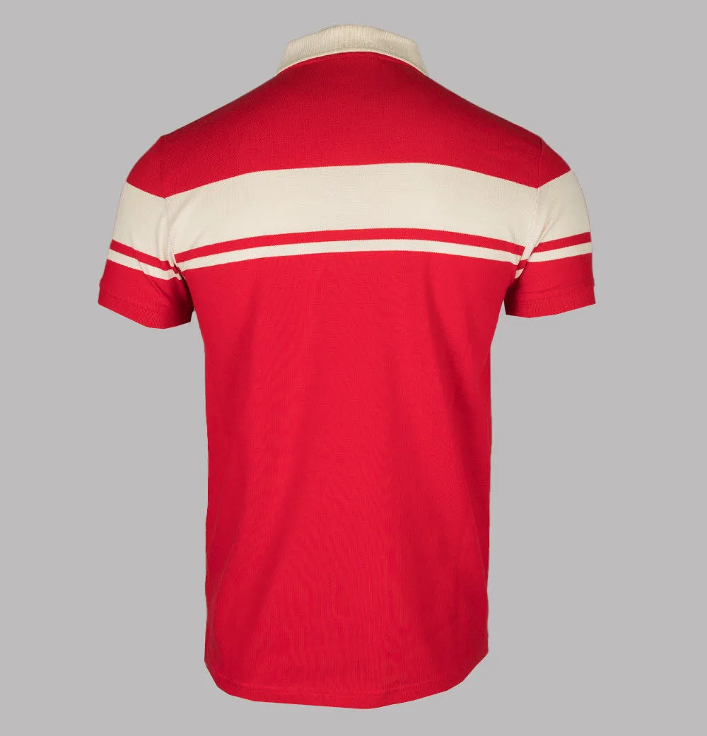 Sergio Tacchini Young Line Polo Shirt Tango Red/Gardenia