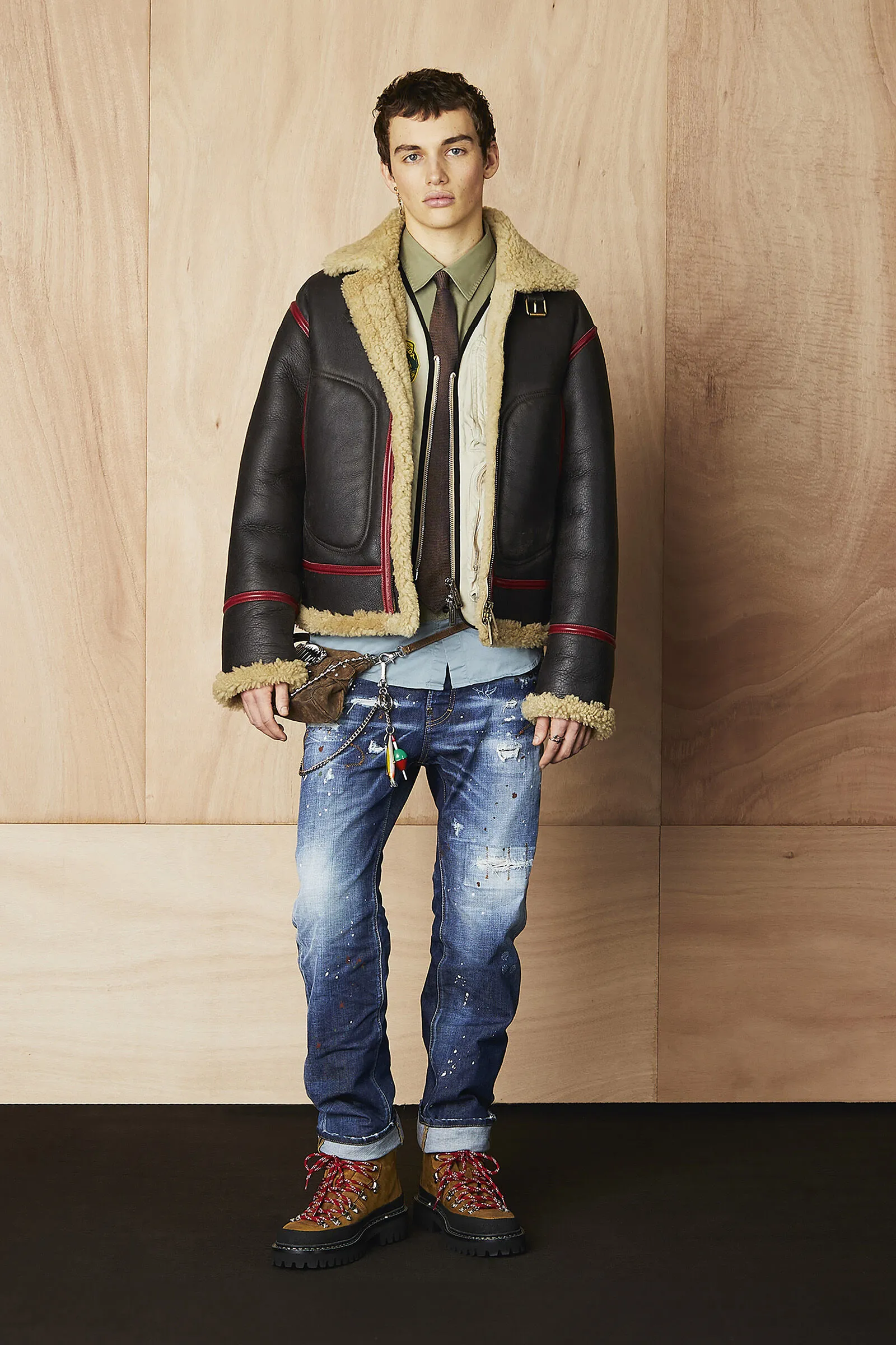 Shearling Aviator Jacket