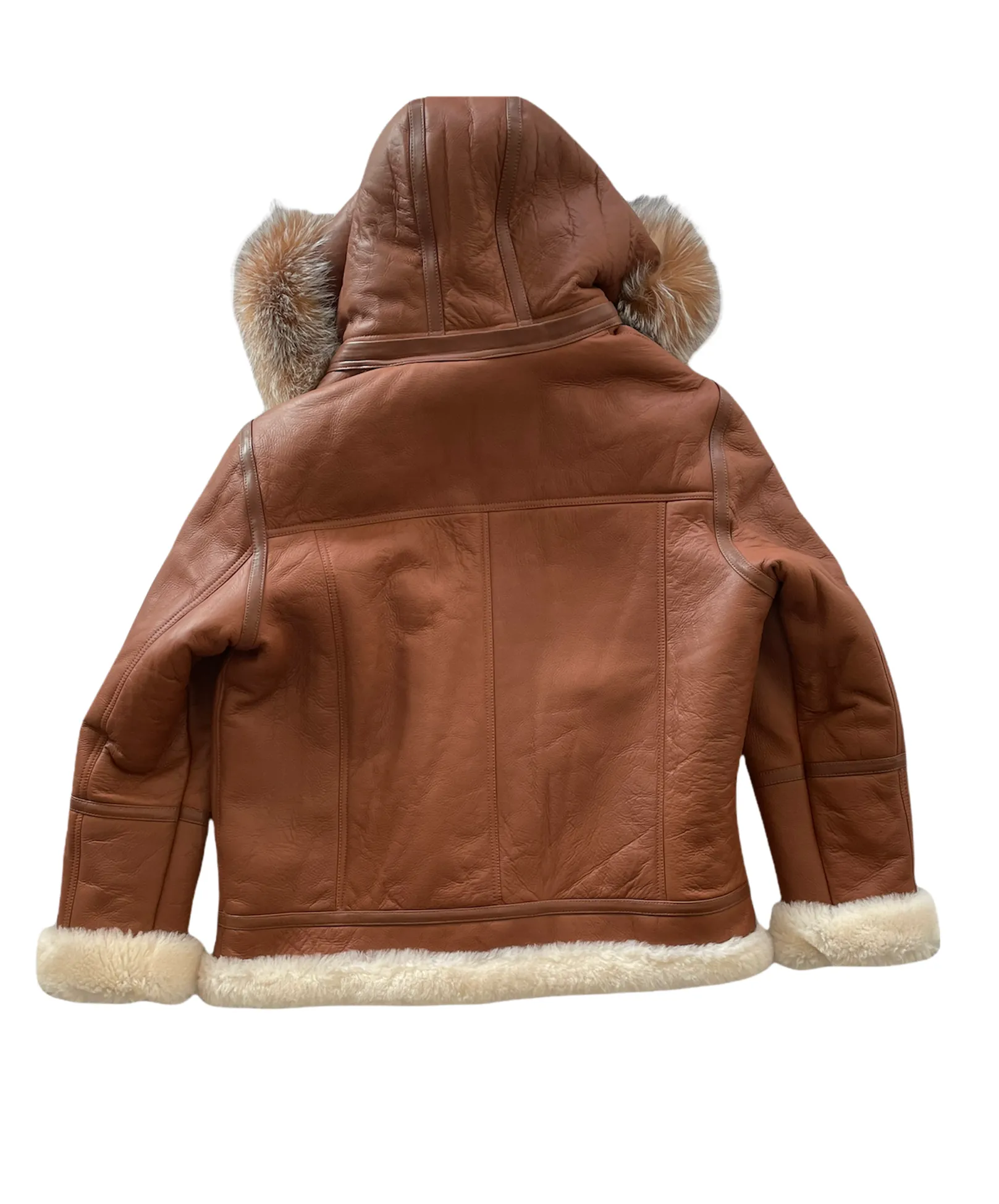 Shearling Sheepskin Aviator Jacket-B3 Style #800