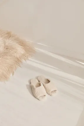 SHEARLING SLIPPER - ECRU