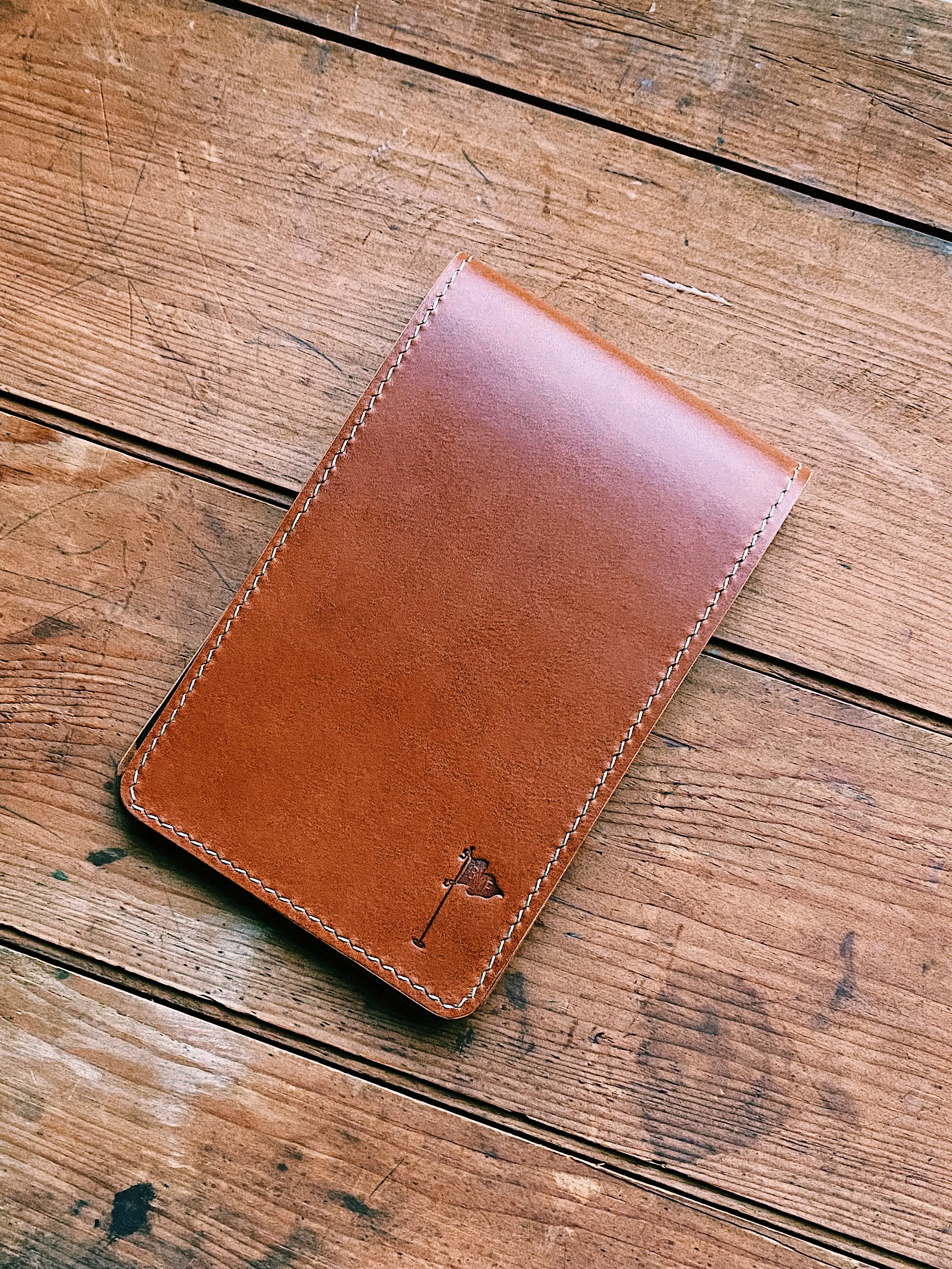 Single Barrel Collection  Yardage Book / Scorecard Holder in Buttero Chestnut / Camo