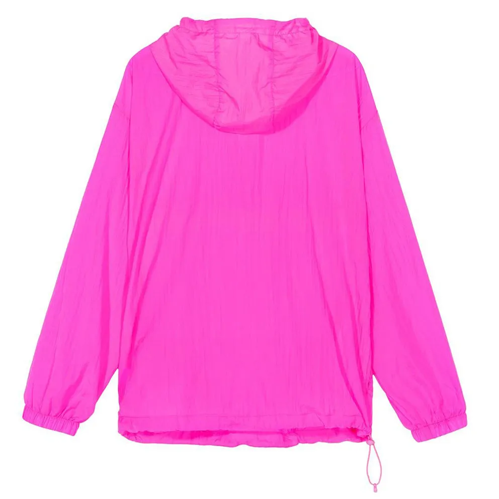 STSSY AYDIN NYLON CRINKLE ANORAK // PINK