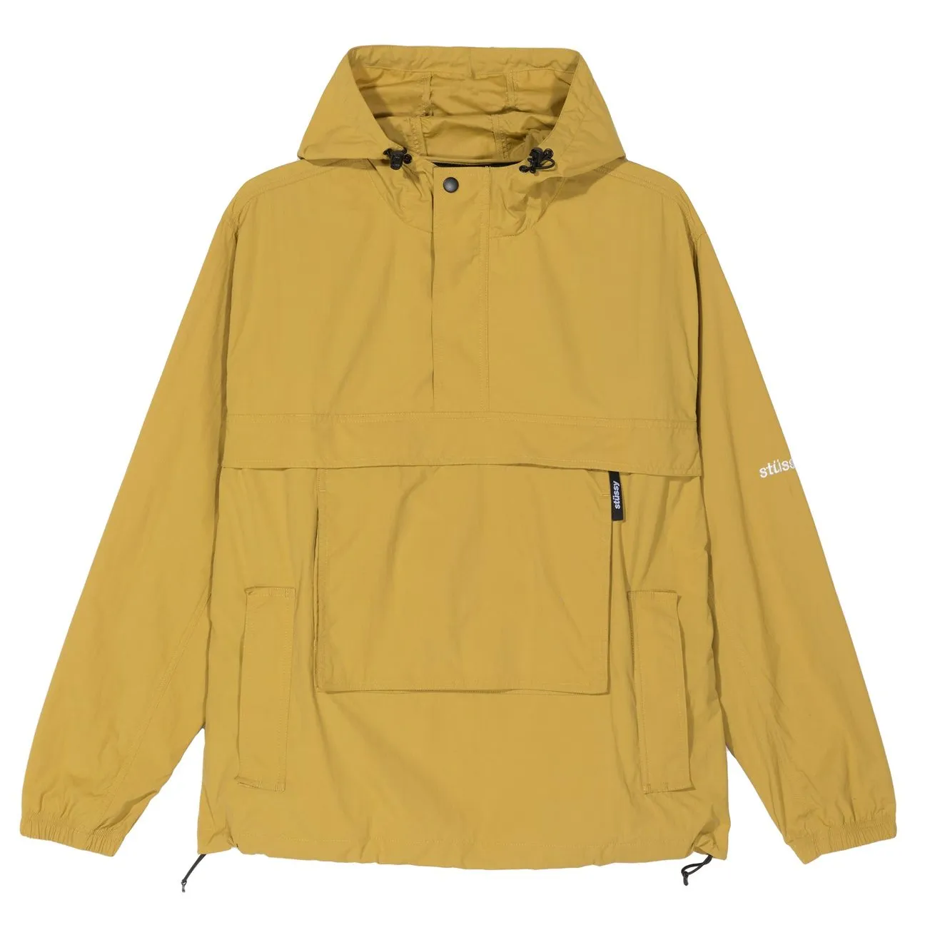 STSSY PACKABLE ANORAK // MUSTARD