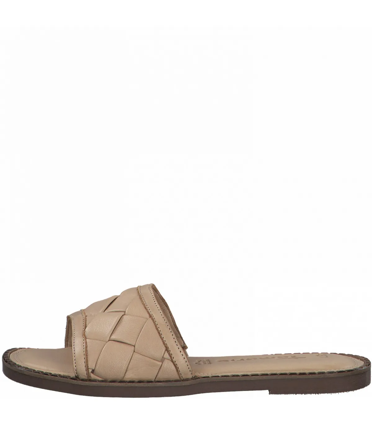 Tamaris Leather Sandal - Beige