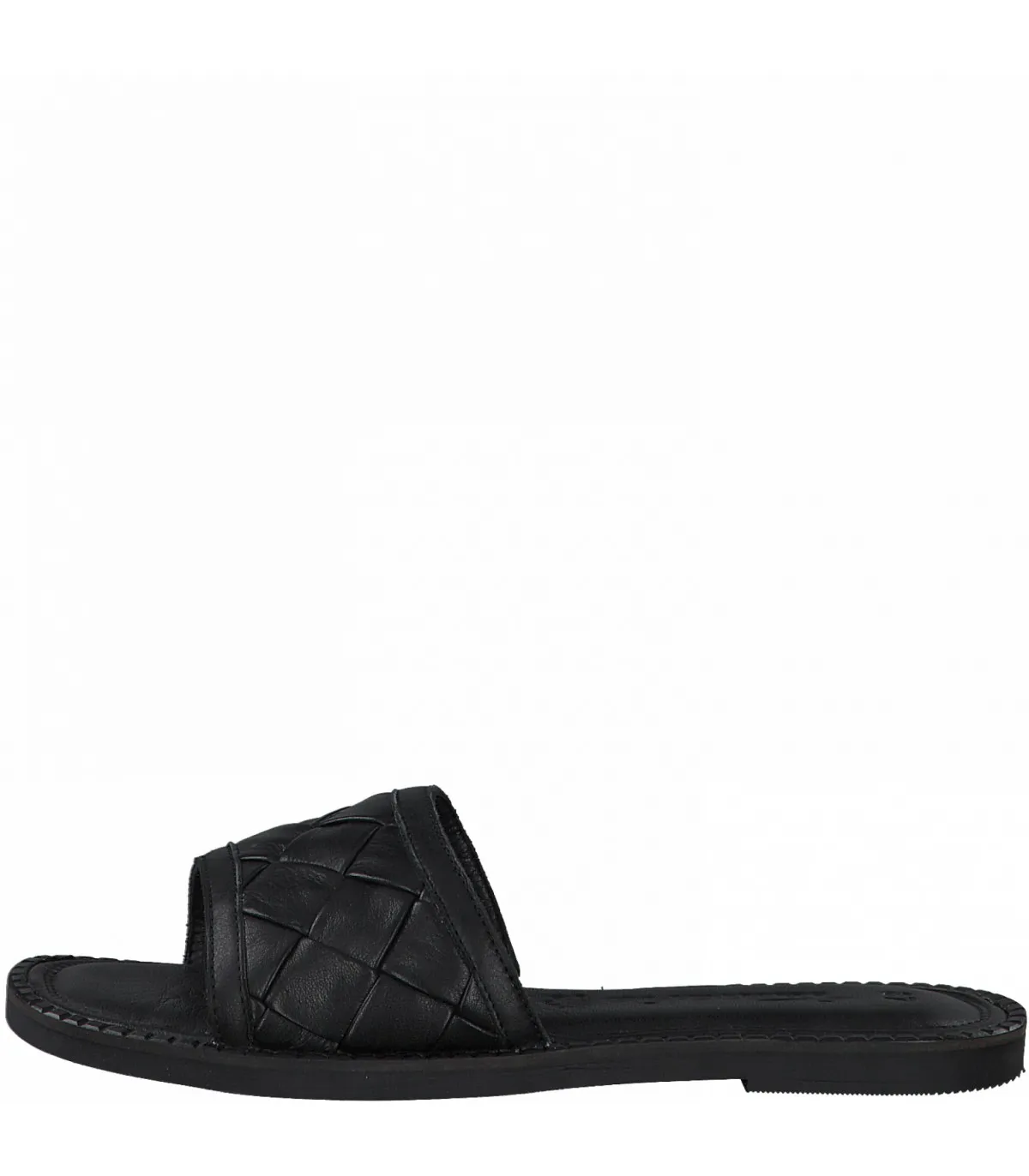 Tamaris Leather Sandal - Black