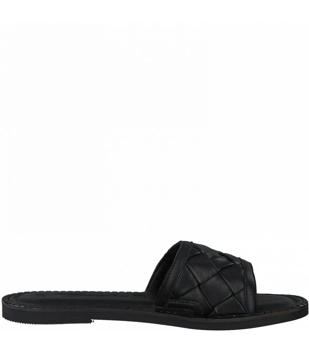 Tamaris Leather Sandal - Black