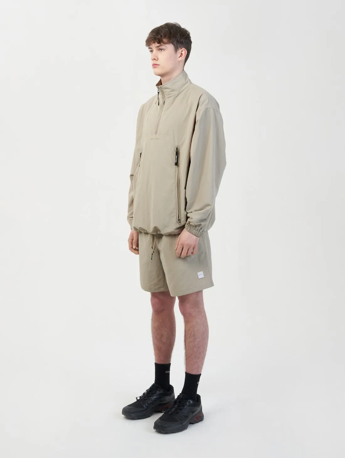 TASLAN UTILITY ANORAK-BEIGE