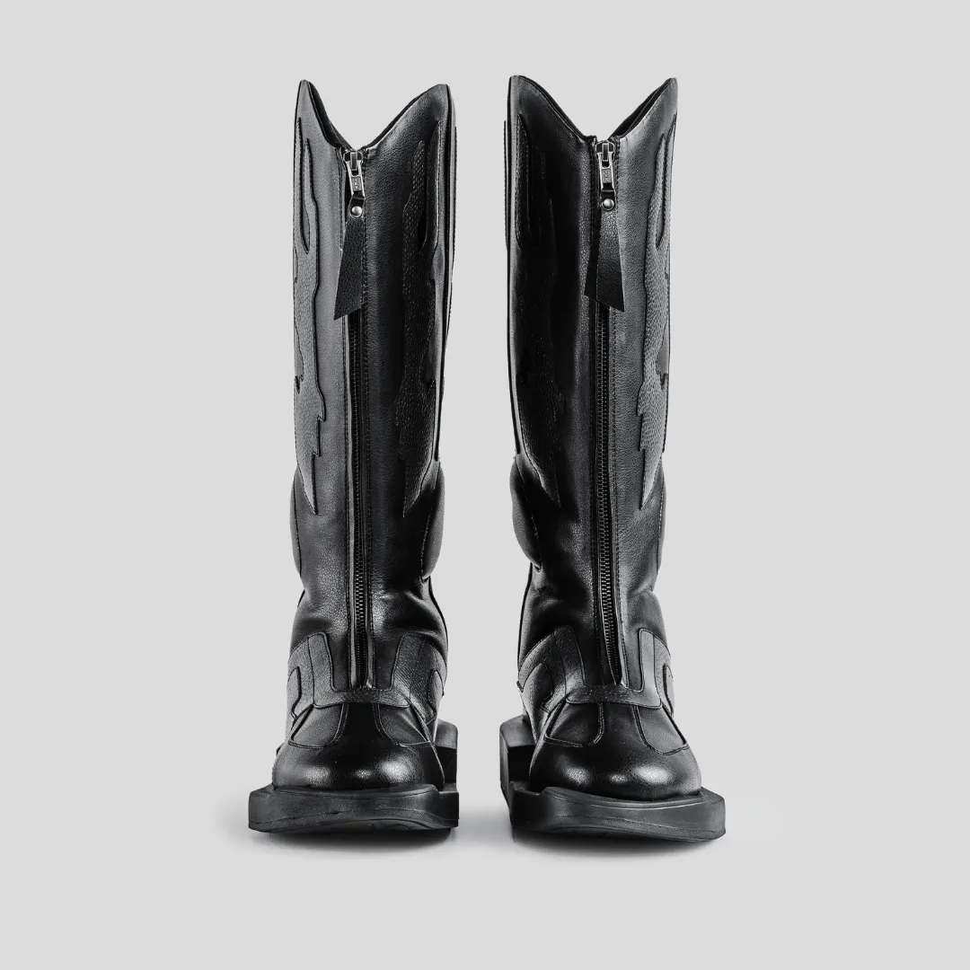 Thaely Black Raven Reflex Boots| Sustainable Boots